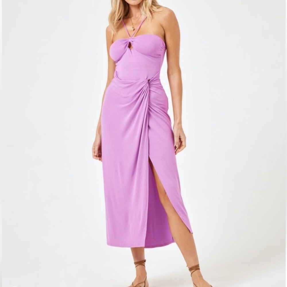 L*SPACE x Anthropoligie Aya Dress In Rosebud Size Small
